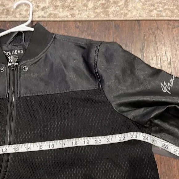 Marc Ecko Cut & Sew zip up Jacket size XL black new with tags
